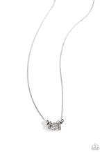 Load image into Gallery viewer, Rolling the Dice - White Paparazzi Accessories

