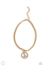 Load image into Gallery viewer, Pampered Peacemaker - Gold Paparazzi Accessories
