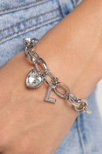 Load image into Gallery viewer, Guess Now Its INITIAL - White - L Paparazzi Accessories
