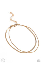 Load image into Gallery viewer, Glistening Gauge - Gold Paparazzi Accessories
