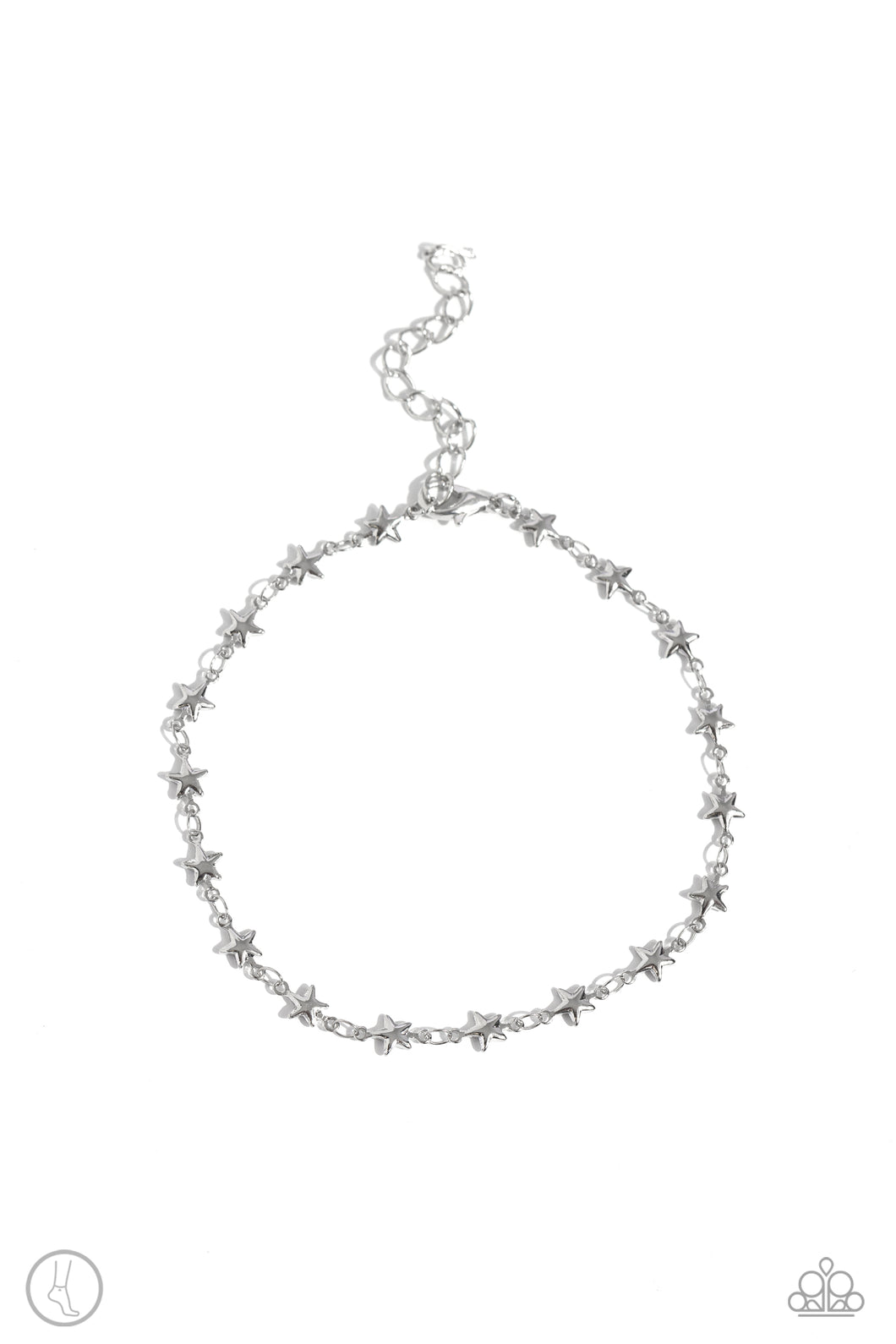 Starry Swing Dance - Silver Paparazzi Accessories