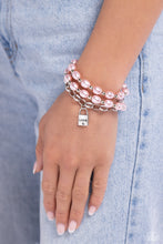 Load image into Gallery viewer, LOVE-Locked Legacy - Pink Paparazzi Accessories
