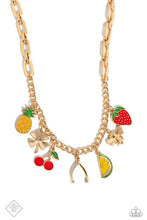 Load image into Gallery viewer, Fruit Festival - Gold Paparazzi Accessories
