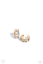 Load image into Gallery viewer, Dont Sweat The Small CUFF - Gold Paparazzi Accessories
