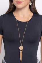 Load image into Gallery viewer, Tassel Tenure - Gold Paparazzi Accessories
