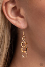 Load image into Gallery viewer, Industrial Ideology - Gold Paparazzi Accessories
