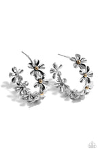 Load image into Gallery viewer, Floral Flamenco - Silver Paparazzi Accessories
