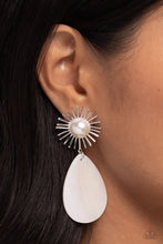 Load image into Gallery viewer, Sunburst Sophistication - White Paparazzi Accessories
