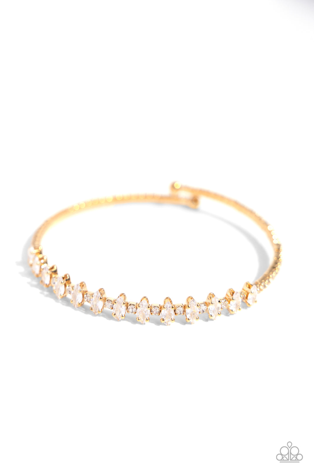Dandy Dancer - Gold Paparazzi Accessories